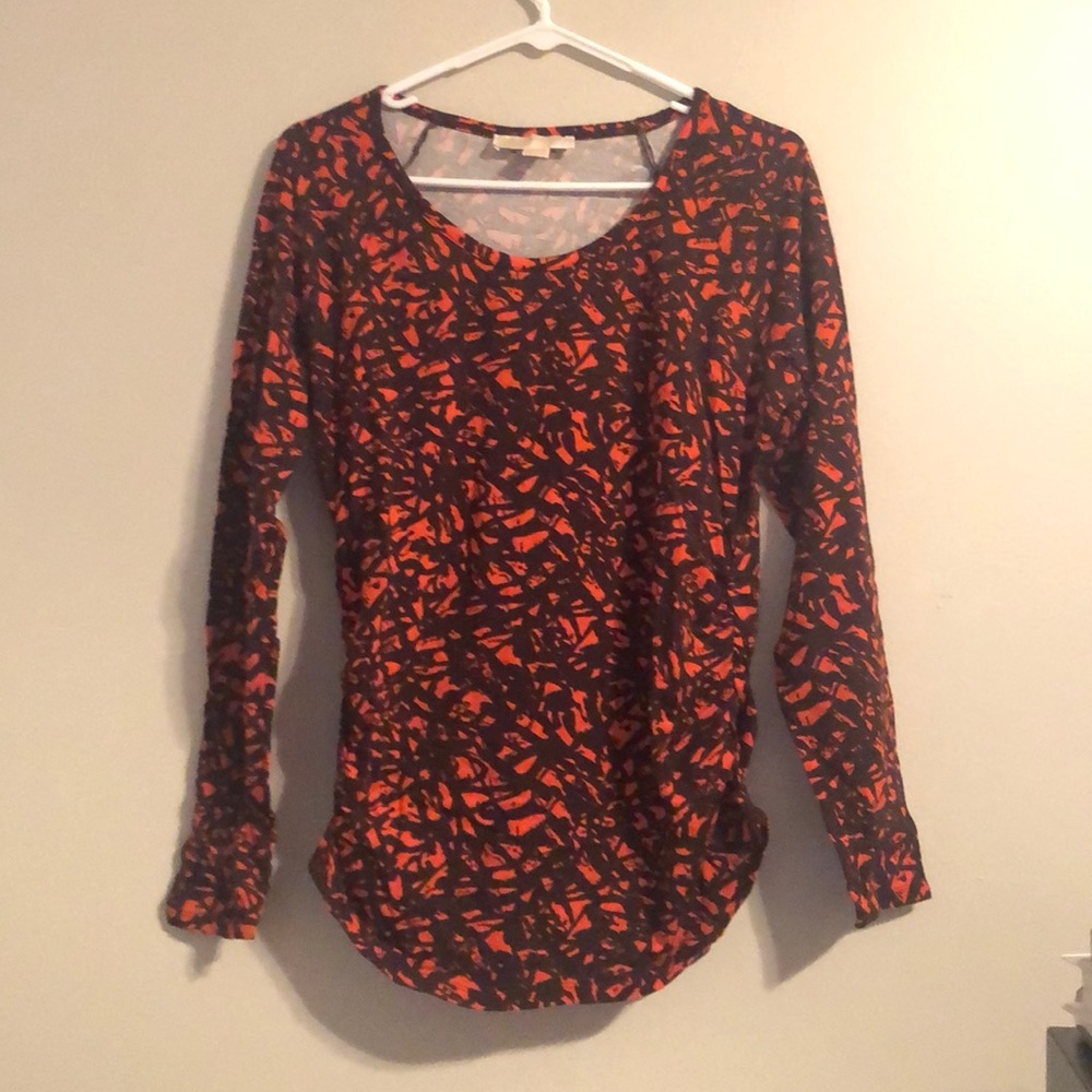 MK RED AND BLACK LONG SLEEVE